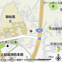 熊本県上益城郡御船町木倉1329周辺の地図