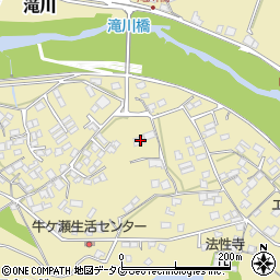 熊本県上益城郡御船町滝川1123周辺の地図