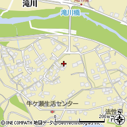 熊本県上益城郡御船町滝川1149周辺の地図