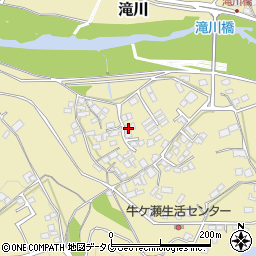 熊本県上益城郡御船町滝川1180周辺の地図