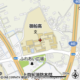 熊本県上益城郡御船町木倉1253周辺の地図