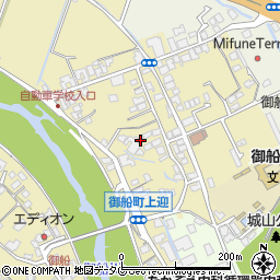 熊本県上益城郡御船町滝川89周辺の地図