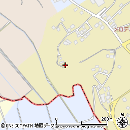 熊本県上益城郡御船町滝川1909周辺の地図