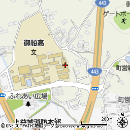 熊本県上益城郡御船町木倉1313周辺の地図