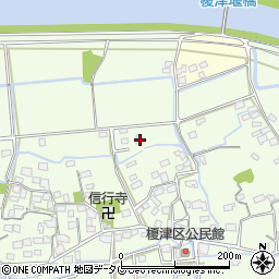 熊本県熊本市南区富合町榎津1083周辺の地図