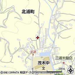 長崎県長崎市北浦町周辺の地図