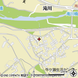 熊本県上益城郡御船町滝川1199周辺の地図