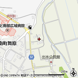 熊本県熊本市南区城南町出水939-2周辺の地図