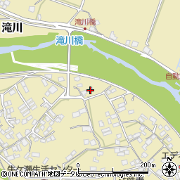 熊本県上益城郡御船町滝川1162周辺の地図