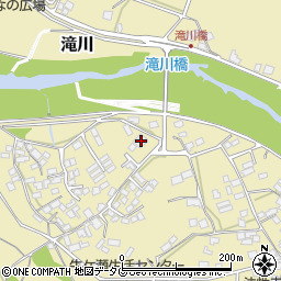 熊本県上益城郡御船町滝川1170周辺の地図