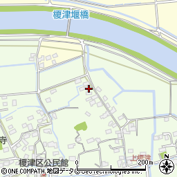 熊本県熊本市南区富合町榎津1128-4周辺の地図