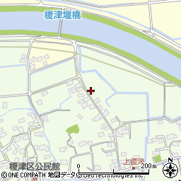熊本県熊本市南区富合町榎津1302-13周辺の地図