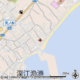 長崎県南島原市深江町丁2305周辺の地図