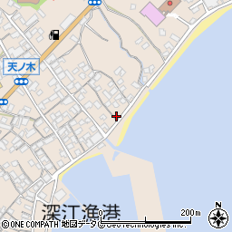 長崎県南島原市深江町丁2304周辺の地図