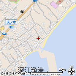 長崎県南島原市深江町丁2309周辺の地図