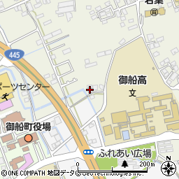 熊本県上益城郡御船町木倉1200周辺の地図