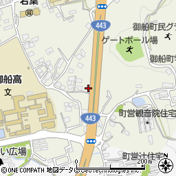 熊本県上益城郡御船町木倉1553周辺の地図