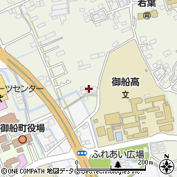 熊本県上益城郡御船町木倉1215周辺の地図