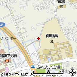 熊本県上益城郡御船町木倉1216周辺の地図
