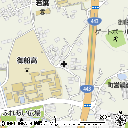 熊本県上益城郡御船町木倉1397周辺の地図