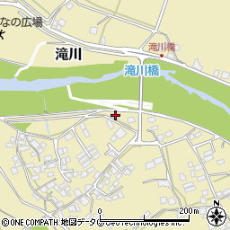 熊本県上益城郡御船町滝川1169周辺の地図