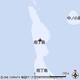 庖丁島周辺の地図