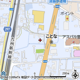 熊本県熊本市南区富合町清藤周辺の地図