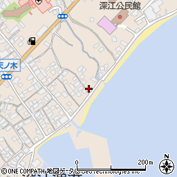 長崎県南島原市深江町丁2302-2周辺の地図