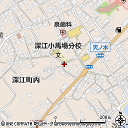長崎県南島原市深江町丙87-3周辺の地図