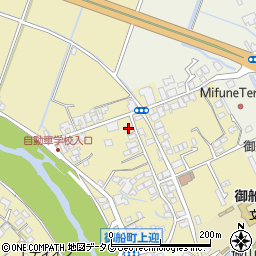 熊本県上益城郡御船町滝川124周辺の地図