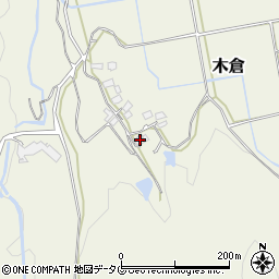 熊本県上益城郡御船町木倉1950周辺の地図