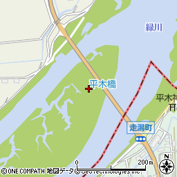 平木橋周辺の地図