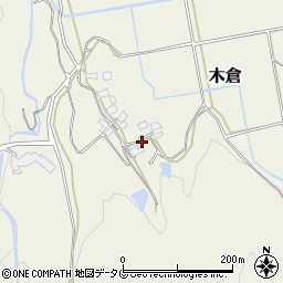 熊本県上益城郡御船町木倉1949周辺の地図