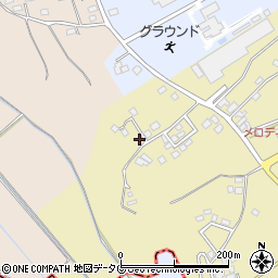 熊本県上益城郡御船町滝川1924周辺の地図