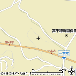 宮崎県高千穂町（西臼杵郡）三田井周辺の地図