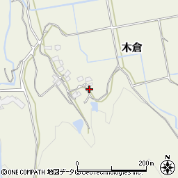 熊本県上益城郡御船町木倉1962周辺の地図