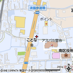 株式会社橋口石彫工業　富合展示場周辺の地図