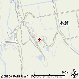 熊本県上益城郡御船町木倉1941周辺の地図