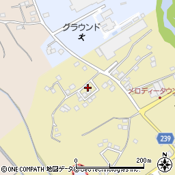 熊本県上益城郡御船町滝川1935周辺の地図