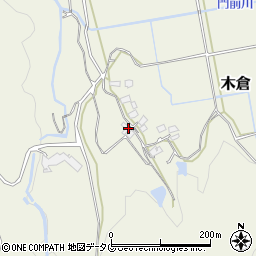 熊本県上益城郡御船町木倉1908周辺の地図