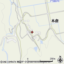 熊本県上益城郡御船町木倉1940周辺の地図