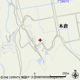 熊本県上益城郡御船町木倉1947周辺の地図