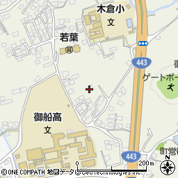 熊本県上益城郡御船町木倉1441周辺の地図