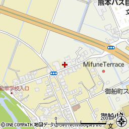 熊本県上益城郡御船町木倉17周辺の地図