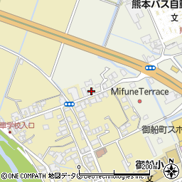 熊本県上益城郡御船町木倉18周辺の地図