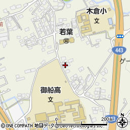 熊本県上益城郡御船町木倉1411周辺の地図