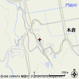 熊本県上益城郡御船町木倉1934周辺の地図