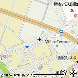 熊本県上益城郡御船町木倉19周辺の地図
