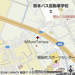熊本県上益城郡御船町木倉1135周辺の地図
