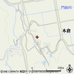 熊本県上益城郡御船町木倉1933周辺の地図